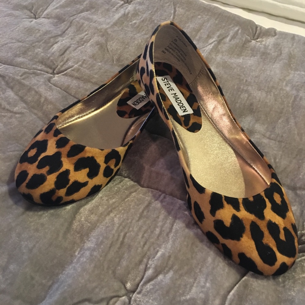Steve Madden Cheetah flats